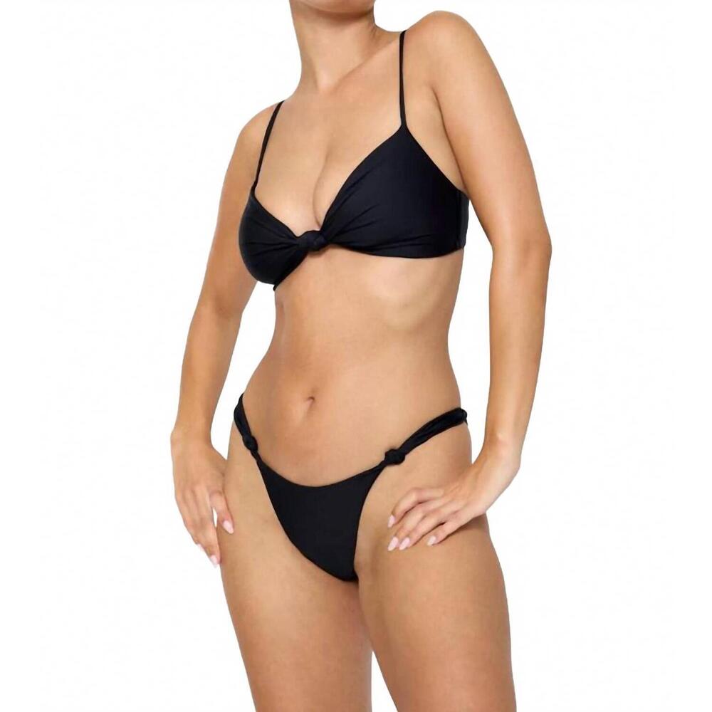 NEW DOS GARDENIAS candy top in noir